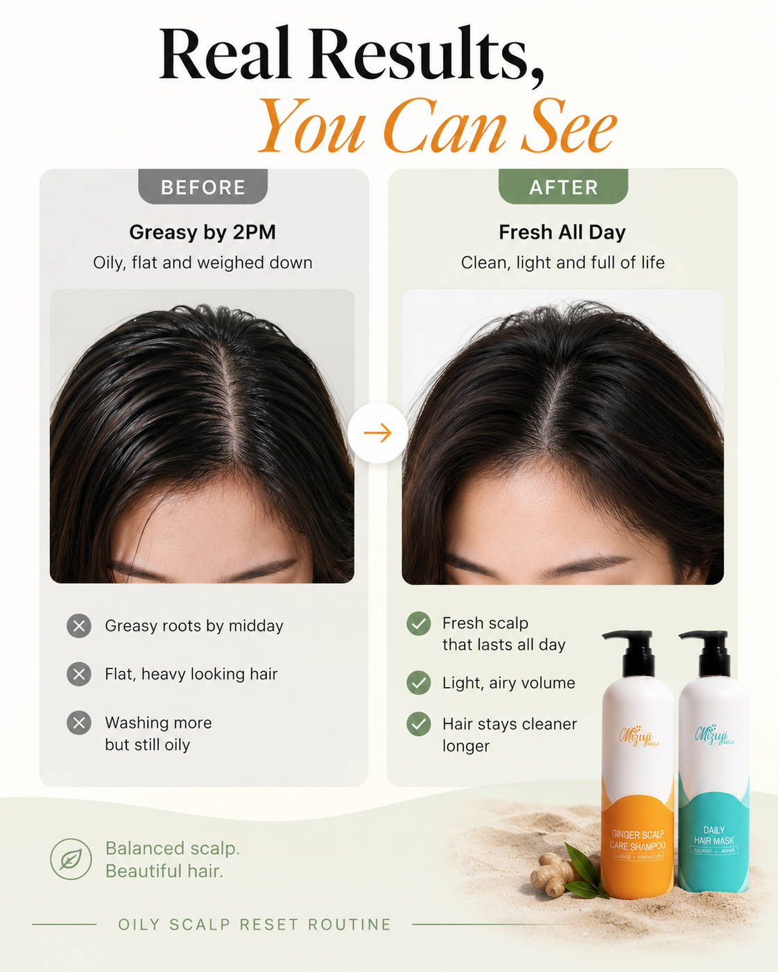 Oily Scalp Reset Set (For Greasy Roots & Midday Oil)