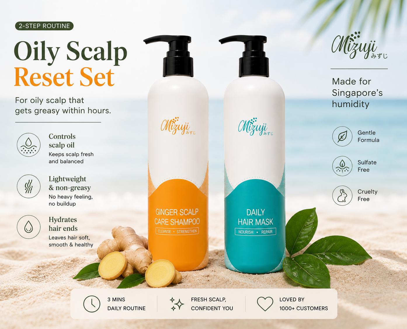 Oily Scalp Reset Set (For Greasy Roots & Midday Oil)
