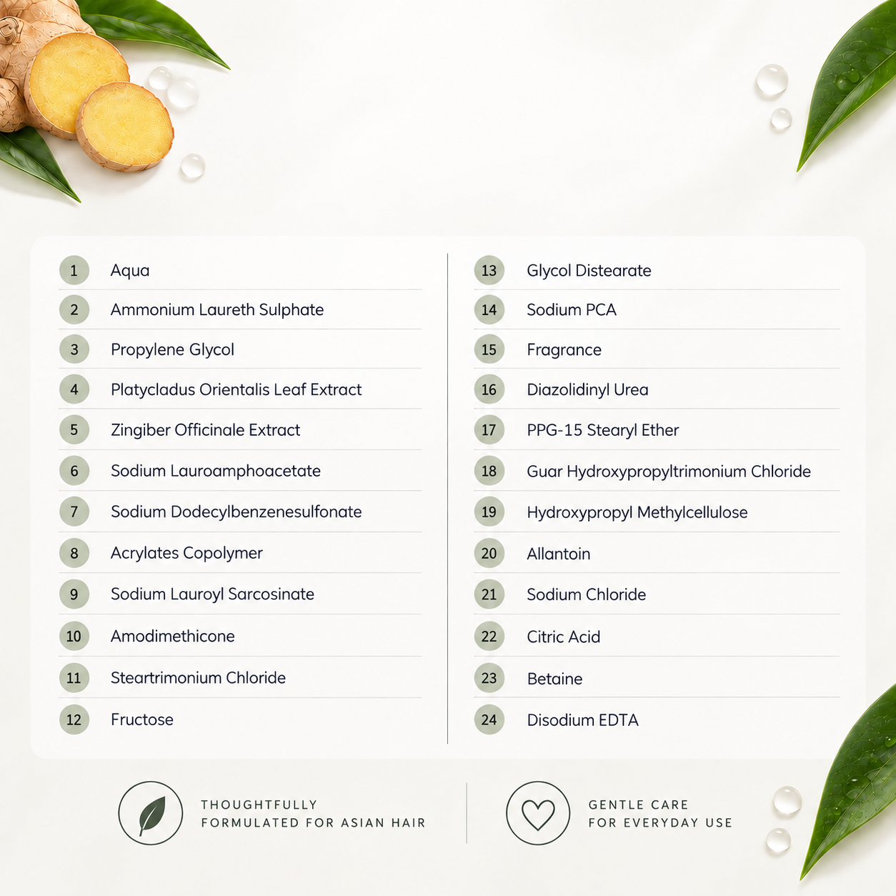 Ginger Scalp Care Shampoo