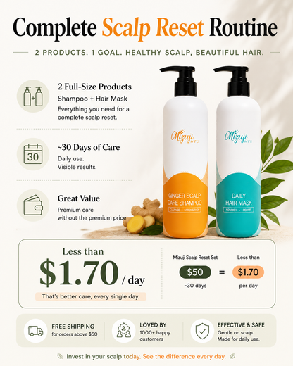 Oily Scalp Reset Set (For Greasy Roots & Midday Oil)