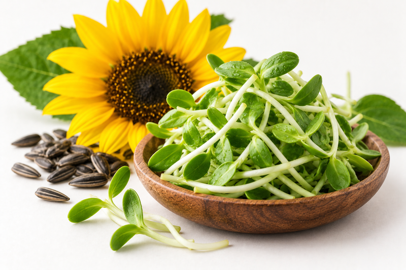 Sunflower sprout