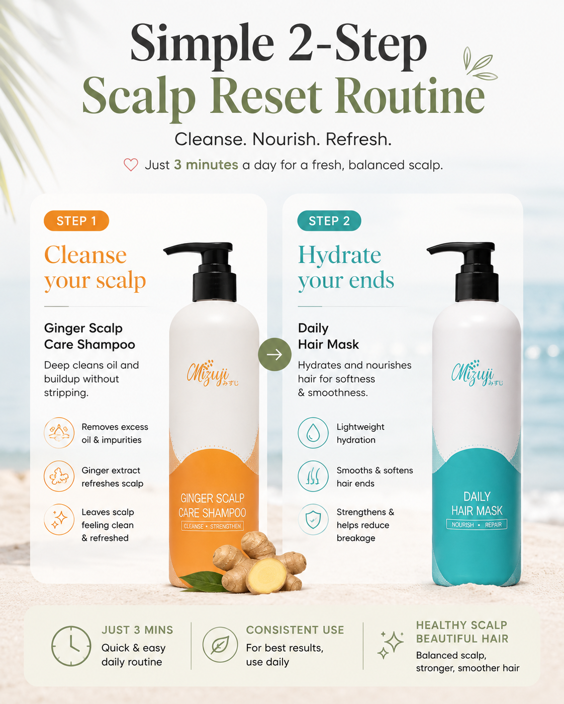 Oily Scalp Reset Set (For Greasy Roots & Midday Oil)